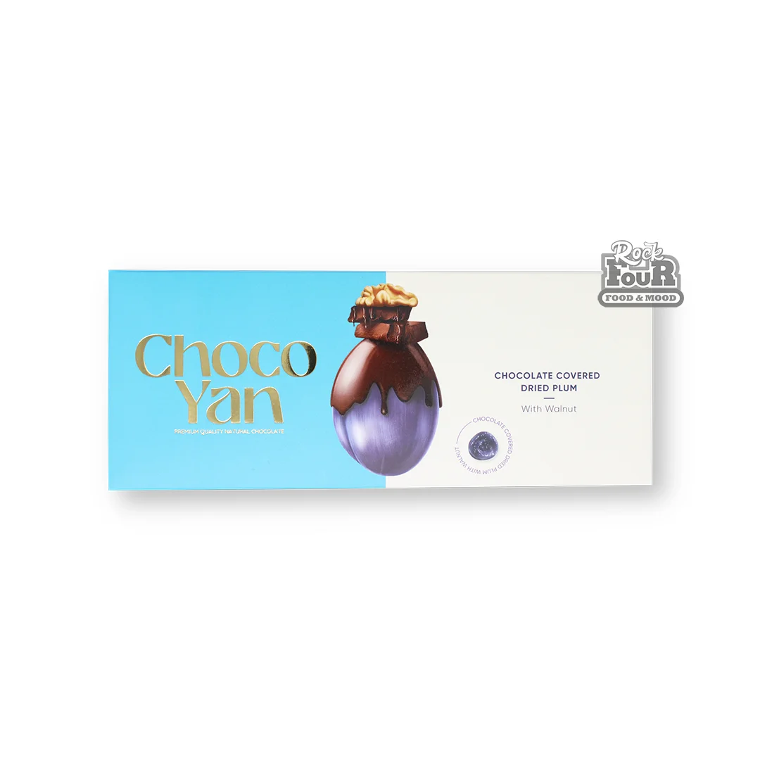 Շոկոլադապատ սև սալորաչիր «Choco Yan» ընկույզով 230գ